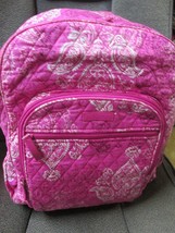 &quot;&quot;Pink, Paisley, Vera Bradley Backpack&quot;&quot; - Full Size - £14.93 GBP