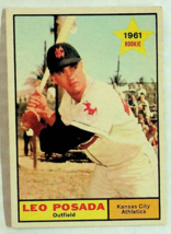 1961 Topps Leo Posada Rookie Baseball Card #39 - $4.49