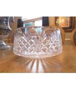 Galway Irish Crystal Centerpiece Bowl 8&quot;W Diamond Block Fan Star Pattern... - $54.40
