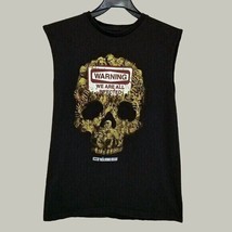 Walking Dead Mens Shirt Medium Muscle Tee Black We Are All Infected Casual - £8.85 GBP