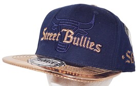 Vintage Chicago Street Bullies Navy Gold - Adult One Size Cap By Hat Huge - £11.77 GBP