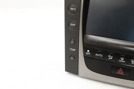 2006 LEXUS GS300 GS430 NAVIGATION DISPLAY SCREEN CLIMATE C0NTROL P4881 image 2