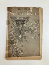 1917 Teller&#39;s Shubert Theatre Pollyanna The Glad Play by Catherine C. Cu... - £22.72 GBP