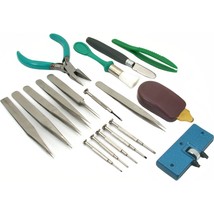 Watch Case Opener Knife Pliers Screwdrivers &amp; Tweezers Watchmaker Repair Tools - £18.03 GBP