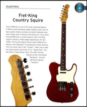 The Fret-King Country Squire &amp; Corona 60-SP guitar 6 x 8 history article - £3.09 GBP