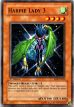 1996 YuGiOh Harpie Lady 3 Rise of Destiny RDS-EN019 1st Edition Common TCG - £1.59 GBP