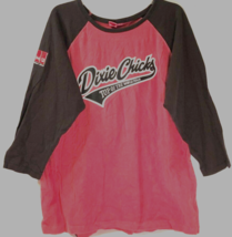 Dixie Chicks Vintage 2000 Top World Tour Indian Red Sewn 3/4 Sleeves T-Shirt L - £198.37 GBP