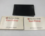 1997 RAM Pickup Owners Manual Set with Case OEM K02B44009 - £35.87 GBP