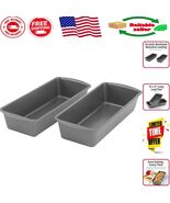 Durable Nonstick Steel Loaf Pans - Extra Large 13&quot; x 5&quot; Set for Mess-Fre... - $627.56 MXN