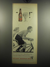 1957 National Bohemian Beer Ad - Here&#39;s an idea built for two - £14.45 GBP