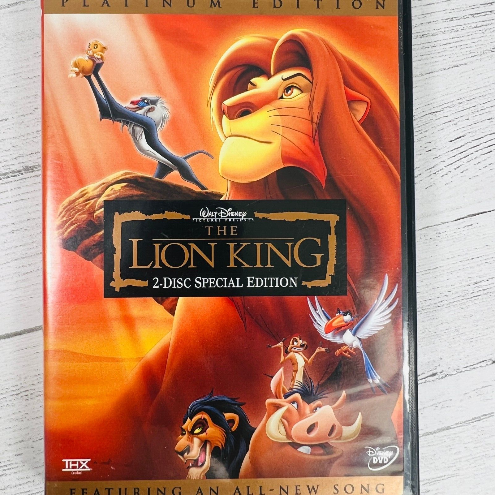Disney The Lion King 2 Disc Special Platinum Edition DVD Bonus Game All New Song Item image 3