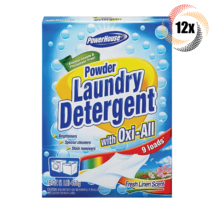 12x Boxes Powerhouse Powder Laundry Detergent Oxi-All | 16oz | 9 Loads Per Box! - £30.88 GBP