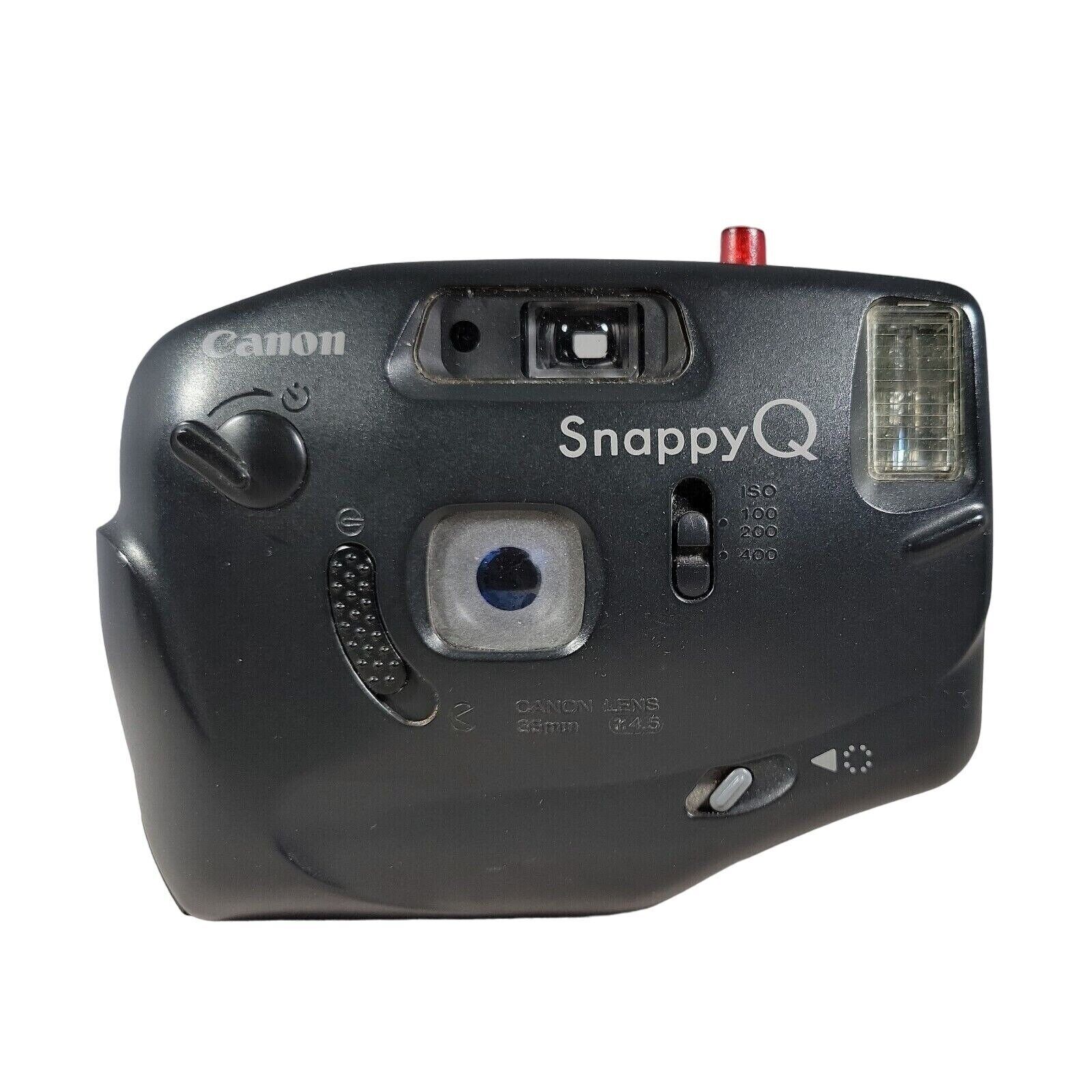 Canon Snappy Q Point and Shoot 35mm Camera For Parts Battery Door Issue - $2.91