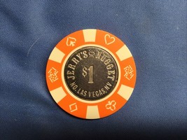 JERRY’S NUGGET CASINO $1 CASINO CHIP COIN INLAY - N. LAS VEGAS, NEVADA - $187.59 MXN
