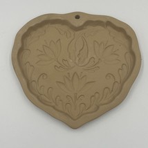 Brown Bag Cookie Art 1997 Hill Design Acanthus Heart 6.25 X 5.75&quot; Retire... - £11.55 GBP