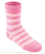 1 Pair Girl&#39;s Ultra Soft Fuzzy Crew slipper Socks Fit U.S Shoe Size 7-9 ... - £5.44 GBP