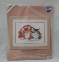 Vervaco ~ Purring Kittens ~ Tabby Striped Kittens ~ Needlework Kit Cross... - $34.60