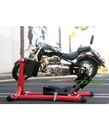 Motorcycle Sport Bike Upright Front Wheel Chock Lift Stand  17&quot; -21&quot; Tires - $90.68
