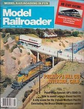 Model Railroader Magazine August 1986 Riverside, California - $2.50