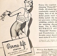 1947 A. Stein Co Perma-Lift Panties Advertisement Underwear Fashion DWPP20 - $19.99