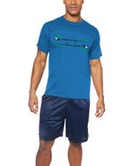 Champion Mens Double-Script Logo Graphic T-Shirt Size 3X Color Balboa Blue - £27.24 GBP