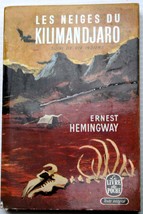 Vntg 1962 Ernest Hemingway Les Neiges De Kilimandjaro Livre De Poche Philosophy - £6.13 GBP