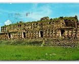 Codz Pop Masks of the God of Rain Kabah Yucatan Mexico Chrome Postcard W21 - £2.10 GBP