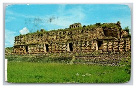 Codz Pop Masks of the God of Rain Kabah Yucatan Mexico Chrome Postcard W21 - £2.10 GBP