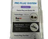 NEW Starborn Pro Plug System Fascia Plug &amp; Screw Kit 100 Pieces 10 x 1-7/8&quot; - $1,128.81 MXN