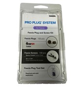 NEW Starborn Pro Plug System Fascia Plug &amp; Screw Kit 100 Pieces 10 x 1-7/8&quot; - $81.30 CAD