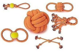 Ruff Rope Toy Collection for Dogs Extra Tough BIG Dog Toys rope Ball Knot Tennis - £8.69 GBP