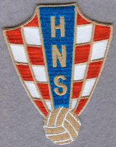 Croatia National Football Team FIFA Soccer Badge Iron On Embroidered Patch - £7.85 GBP