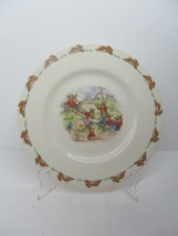 Royal Doulton &quot;Bunnykins&quot; Playing On Seesaw 8&quot; Childs Bone China Salad P... - £11.95 GBP