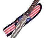 Frost Cutlery American Flag Fixed Knife 6&quot; Stainless Clip Blade Pakkawoo... - £19.97 GBP