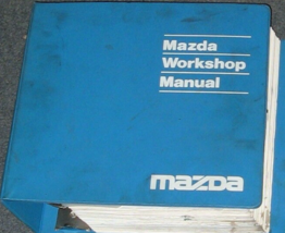 1992 Mazda MX3 MX-3 Service Atelier Réparation Atelier Manuel OEM Worn Incomplet - $39.95