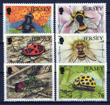 ZAYIX Jersey 1336-1341 MNH Insects Bugs Nature Wasp Ladybug Bee 101623SM17M - £6.82 GBP