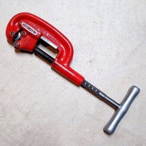 Vintage Ridgid No. 2A Made in USA Heavy Duty Wide Roll 1/8&quot; to 2&quot; Pipe C... - £35.26 GBP