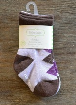 2 Pair BabyLegs Foxy Socks  - 12-24 Months - Girls Purple &amp; Brown - £6.35 GBP
