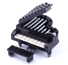 MOC City House Accessories Piano Building Blocks Minifigures Brick Toys - $17.36