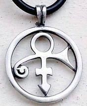 Prince Silver Symbol Necklace Logo Choker  - £11.22 GBP