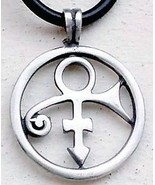 Prince Silver Symbol Necklace Logo Choker  - $19.18 CAD