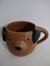 Large Brown Dog Mug, 16 Ounce - £4.70 GBP