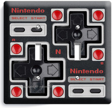 Video Game Classic Nintendo Nec Controller 2 Gang Light Switch Wall Plates Decor - £11.31 GBP