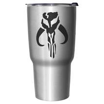 Drinkware Star Wars Mandalorian Logo 27oz Stainless Steel Bottle - £23.39 GBP