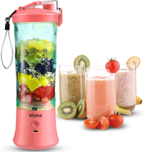 Portable Blender, Personal Size Blender for Shakes and Smoothies with 6 Blades M - £44.79 GBP