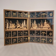 Gluckstein Very Merry Storybook Advent Calendar Wood - £20.41 GBP