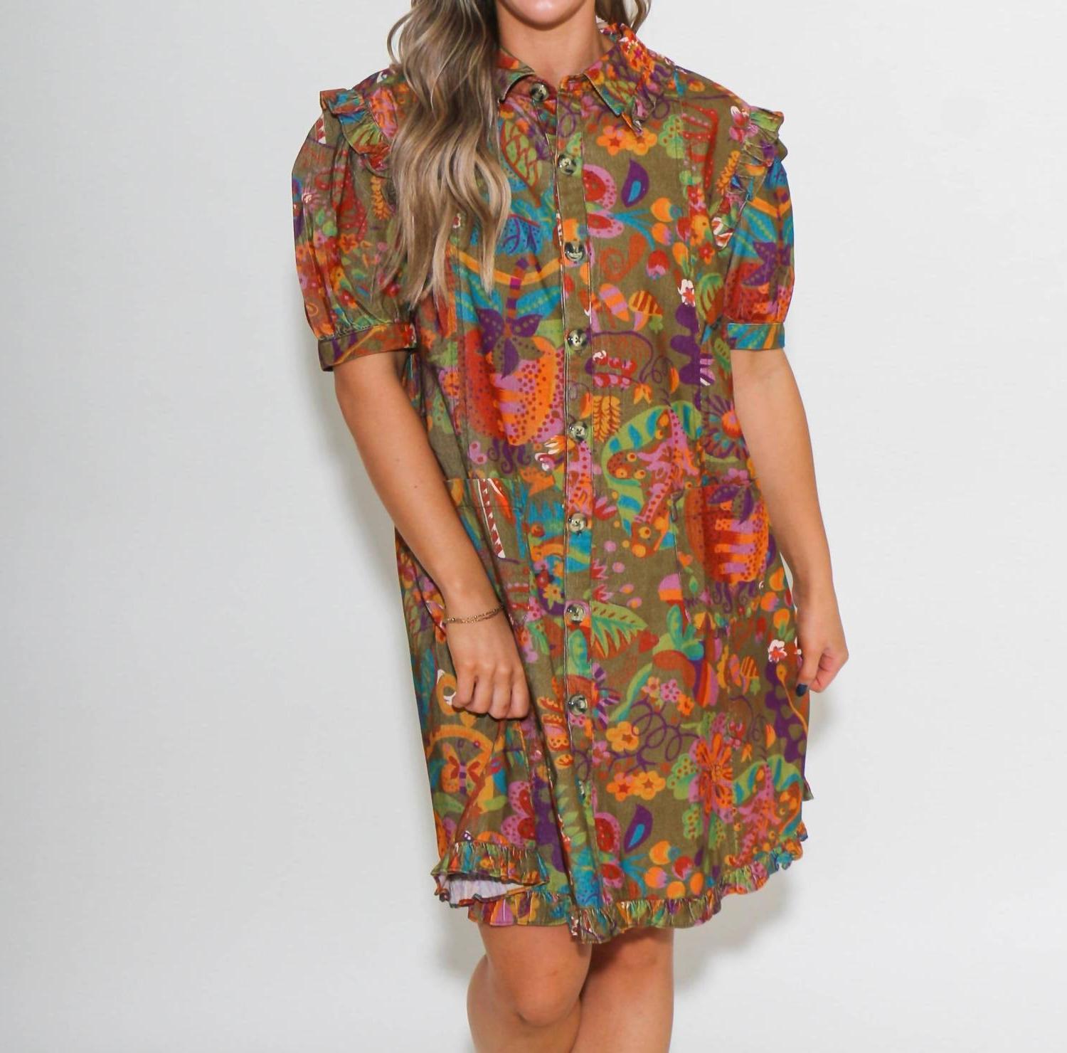 Ivy Jane Mod Flair Corduroy Dress Size XS - $121.77