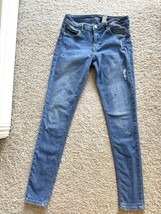 H&amp;M Super Skinny Super Low Waist Jeans Size 28 Women’s Light Wash Blue - $11.87