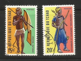 Nice small set of stamps " tribal Warriors " issued 1972 - $2.00