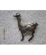 Chavez Peruvian sterling silver &amp; 18k gold, Llama pin, no herder - $95.00